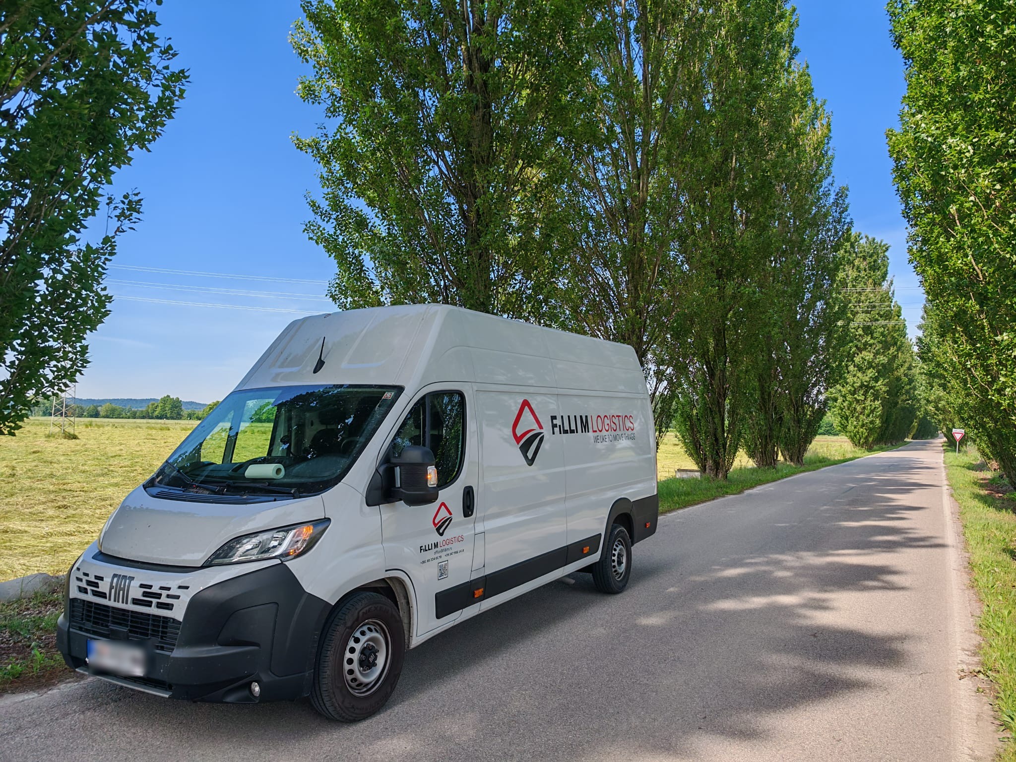 FILLI M Logistics van for Serbia Italy transport